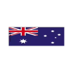 Australia Flag Arrow Wrap with Archery Customs logo