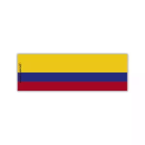 Colombian Flag Arrow Wrap with Archery Customs logo
