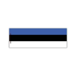 Estonian Flag Arrow Wrap with Archery Customs logo