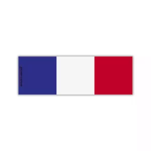 French Flag Arrow Wrap with Archery Customs logo