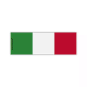 Italian Flag Arrow Wrap with Archery Customs logo