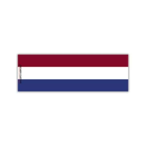 Dutch Flag Arrow Wrap with Archery Customs logo