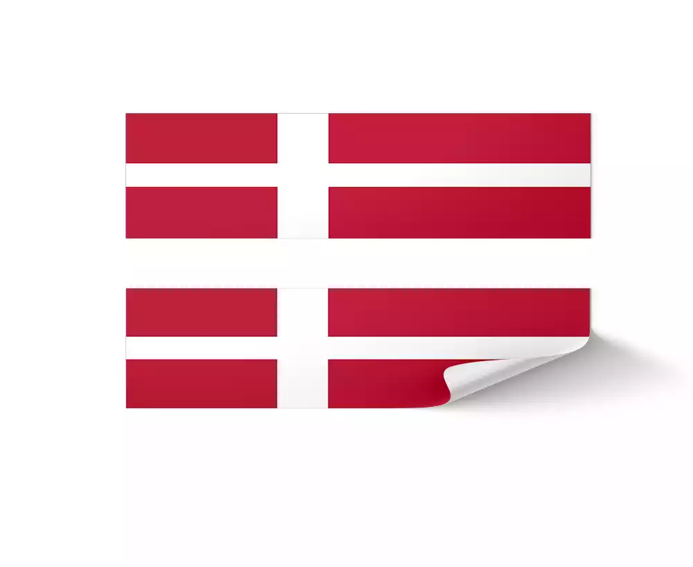Danish Flag arrow Wraps
