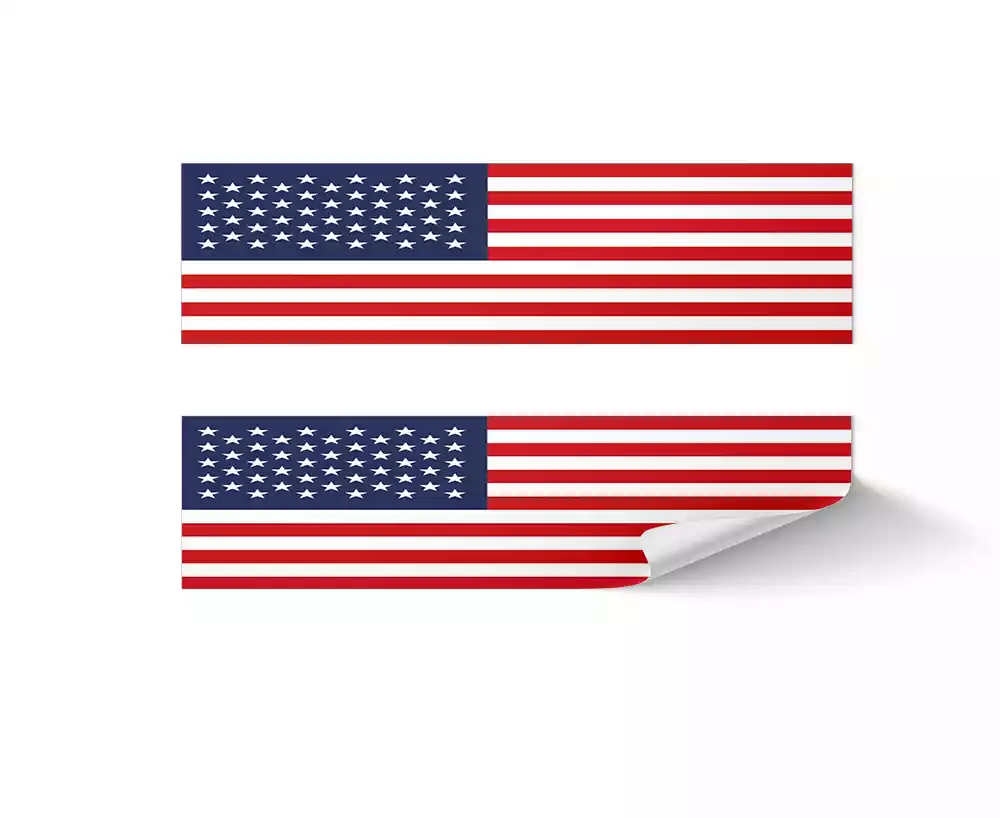 American Flag Arrow Wrap with Archery Customs logo