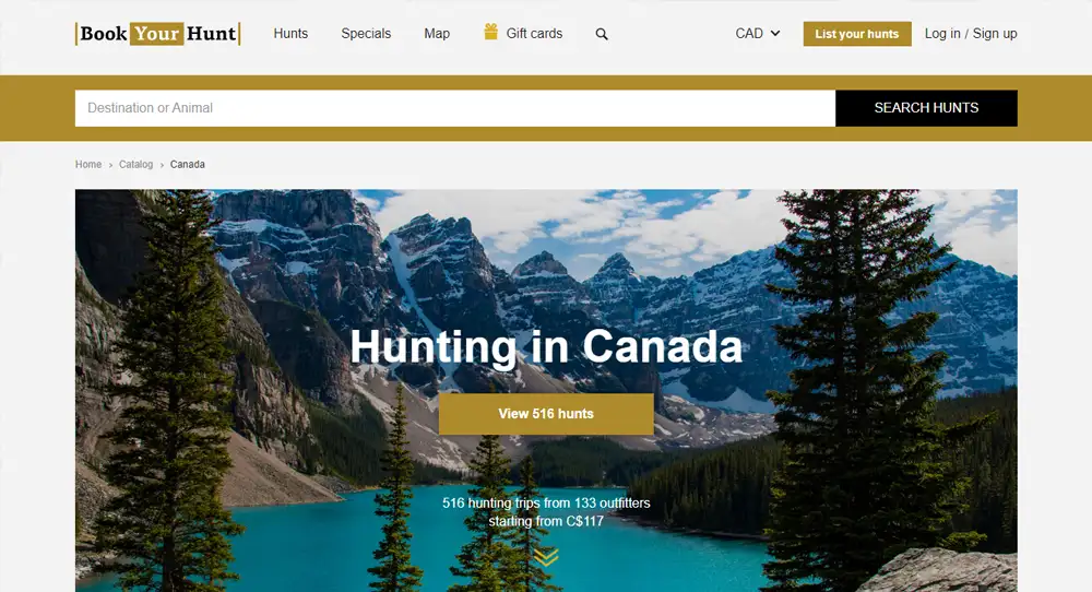 Book Your Hunt Guided Hunting Services